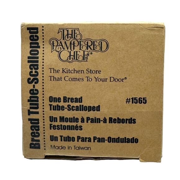 The Pampered Chef Bread Tube # 1565 Baking Cooking Kitchen Gadgets Made In USA - Picture 4 of 12
